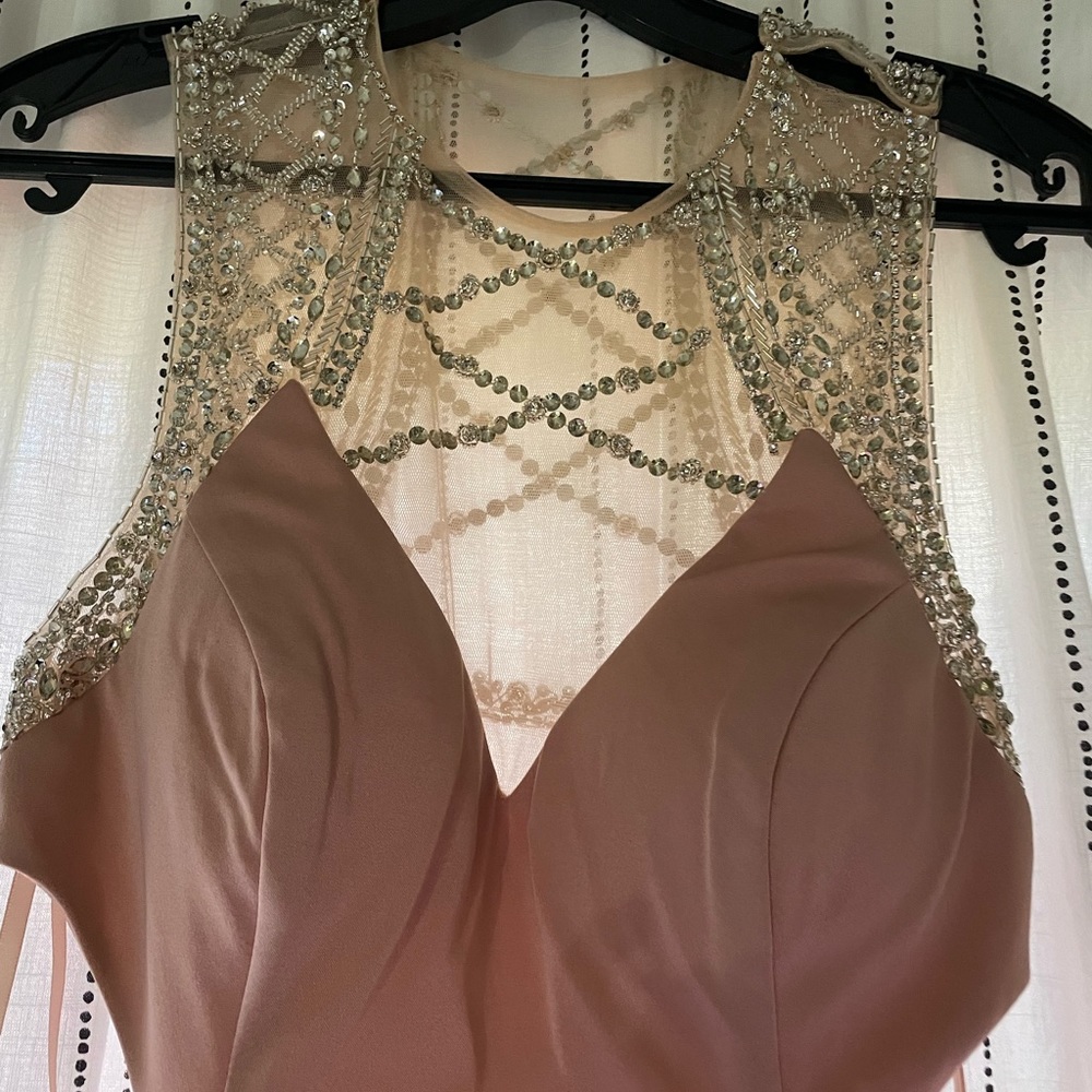 Blush pink/ mauve gown